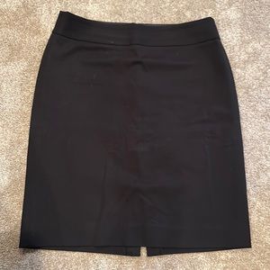 Black pencil skirt